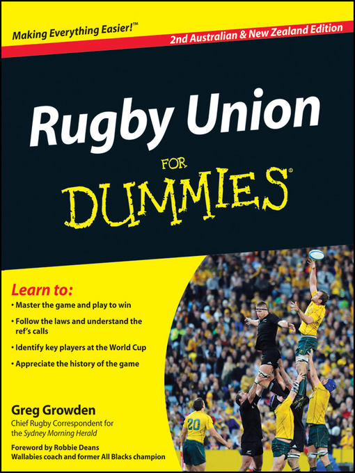 Rugby Union For Dummies (eBook)